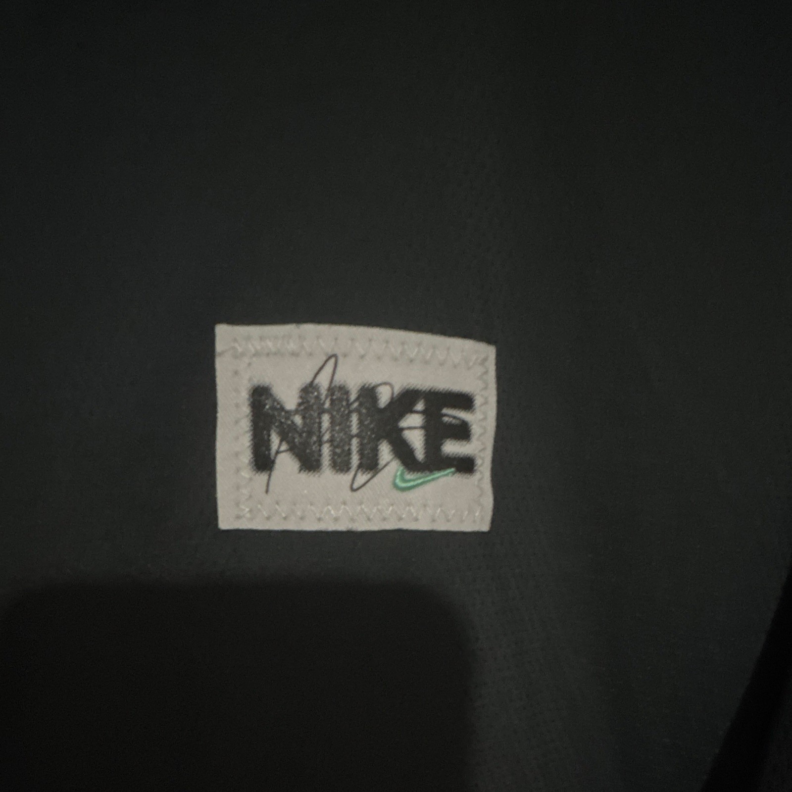 Nike Men's Black Full-Zip Hooded Track Jacket Polyester Knit XL 3
