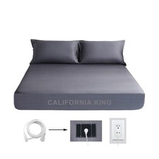 Grounding Bed Sheets California King Grounding Deep Pocket Fitted Sheet Cotto...