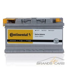 CONTINENTAL AUTOBATTERIE 12V STARTERBATTERIE 60Ah 580A LB4