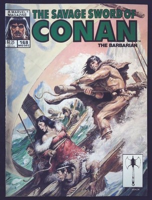 THE SAVAGE SWORD OF CONAN THE BARBARIAN #168 - Back Issue