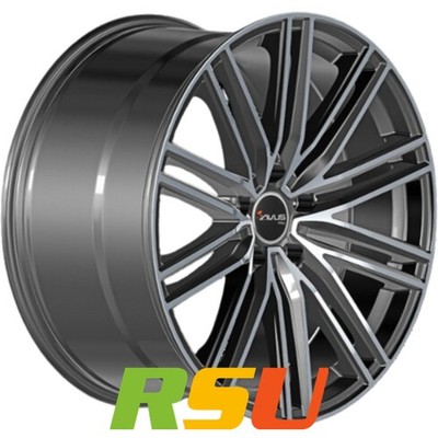 Avus Racing AC-M08 anthracite polished 9x20'' ET25 LK5 112 ML 66.6 Alufelgen 2...