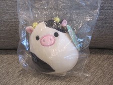 Squishmellows Connor Cow 5 inch 2018 new with tag sealed in plastic