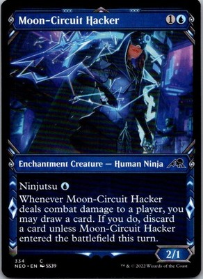 Moon-Circuit Hacker (Showcase) C Kamigawa: Neon Dynasty 334 NM