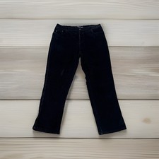 Vintage Bill Blass Jeans Corduroy Pants Size 14 Blue Stretch