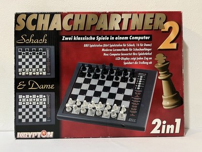 Schachpartner 2 - Zwei Klassische Spiele In Einem Computer - Schach Dame Krypton