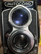 MINOLTA AUTOCORD TLR 6x6 Film Camera CITIZEN-MVL 75mm f3.5 JAPAN