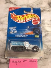 Hot Wheels 1996 Swingfire #492 mainline 16299 White & Blue Snow Patrol 5SP