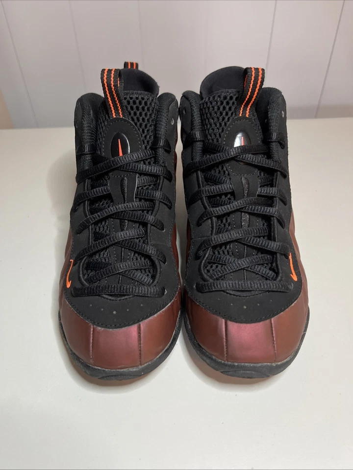 Talla 2.5Y (PS) - Nike Little Posite Pro Mid Hyper Crimson Foto 3 de 4