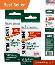 STIM-U-DENT Plaque Removers, Value Pack, Mint, 8 pk 25 ea Pack of 2 