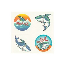 Bulk 72 Pc. Shark Temporary Tattoos - 72 Pc.
