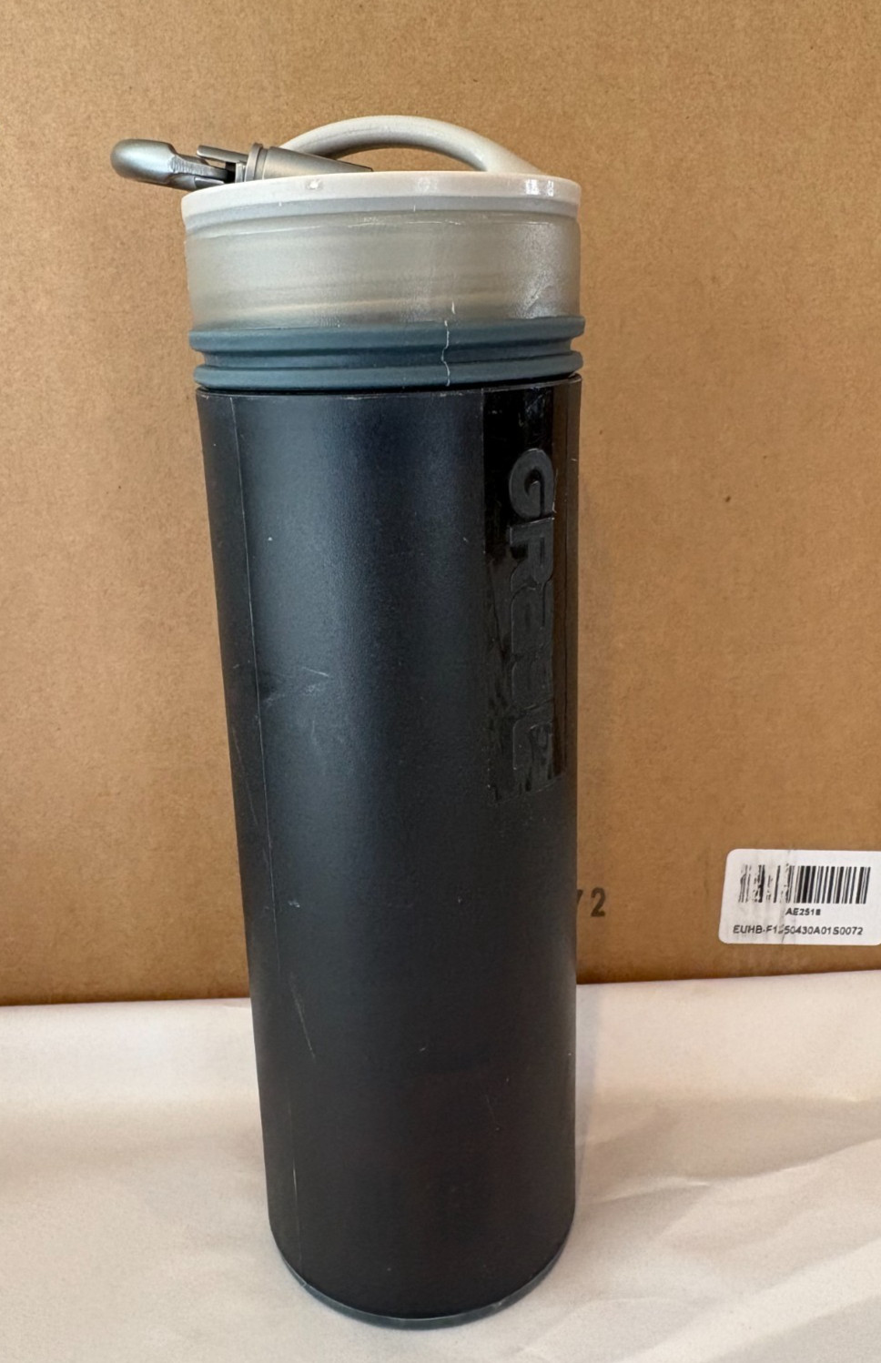 Blue Water Bottle 16oz With Filter