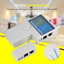 RJ45 / RJ11 / USB / BNC Network Tester LAN Cable Tracker Detector