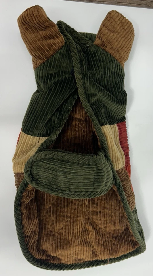 Woolrich Pet Corduroy Vest Jacket Dog SZ Small Autumn Brown Green Outdoor READ - Image 3 of 4