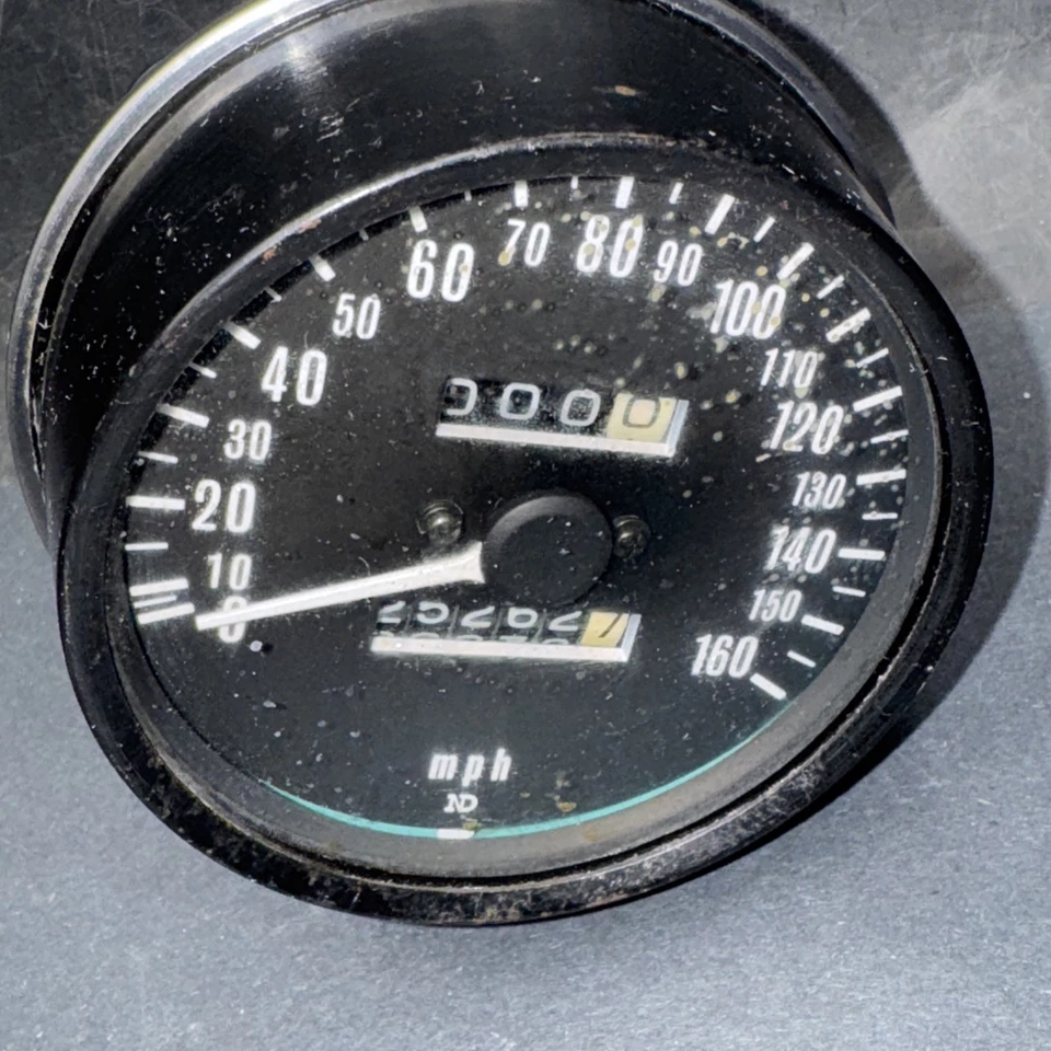 Kawasaki 1976-1977 KZ900 77-78 KZ1000 OEM 160mph Speedometer Speedo Gauge Clock - Image 3 of 4