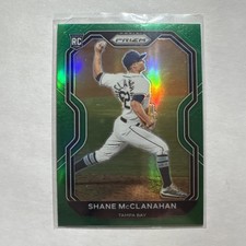 2021 Panini Prizm - Tier III Shane McClanahan #229 Green Prizm (RC)