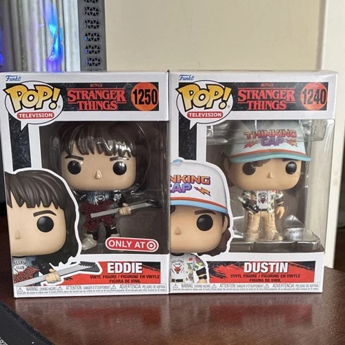 Funko Pop! Stranger Things [Eddie #1250, Dustin #1240] Target Exclusive