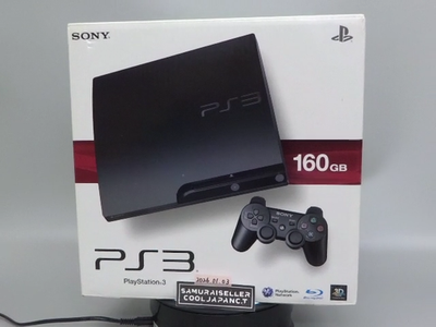SONY PS3 PlayStation 3 CECH-3000A Charcoal Black Console 160GB