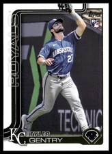 Tyler Gentry 2025 Topps #6 RC Kansas City Royals