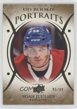 2018-19 Upper Deck UD Portraits Rookies Gold Foil 85/99 Noah Juulsen #P-72 0n8e