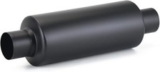 2 Inlet Exhaust Resonator 2 Inlet 2 2 Inlet 13.8 Overall Length Black