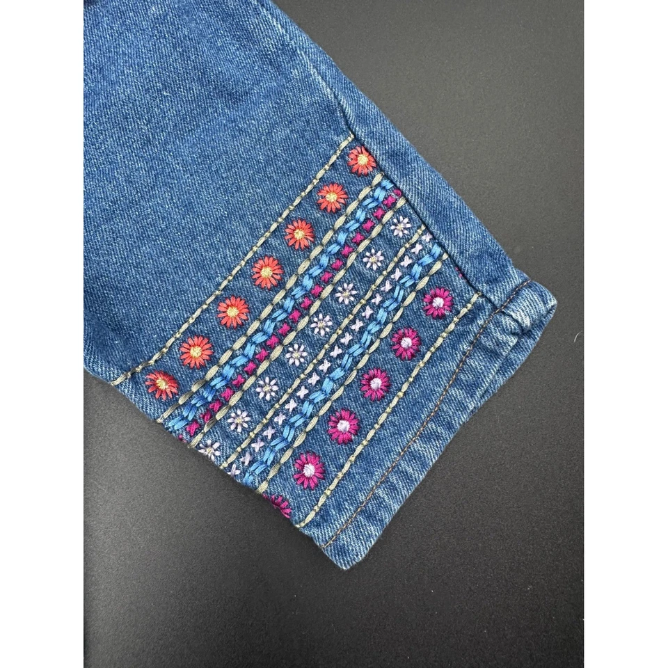 Conjunto Conjunto Top y Pantalones Cortos Denim Bordados 3/6M Koala Niños Infantes Niñas De Colección Foto 4 de 4