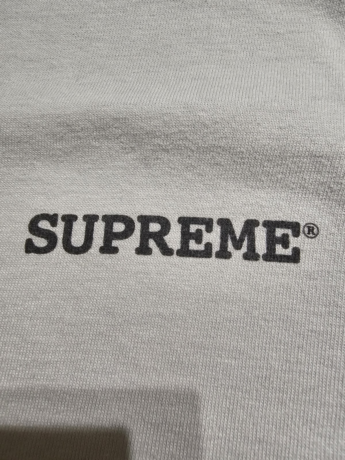 Authentic Supreme T Shirt Patchwork Tee Grey Size… - image 3