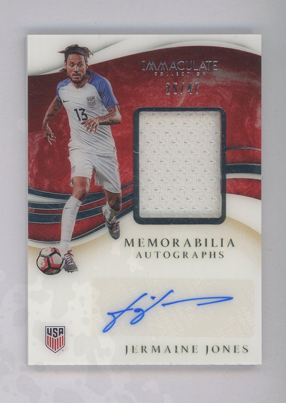 2020 Immaculate Soccer Jermaine Jones Match-Worn Patch AUTO 25/47