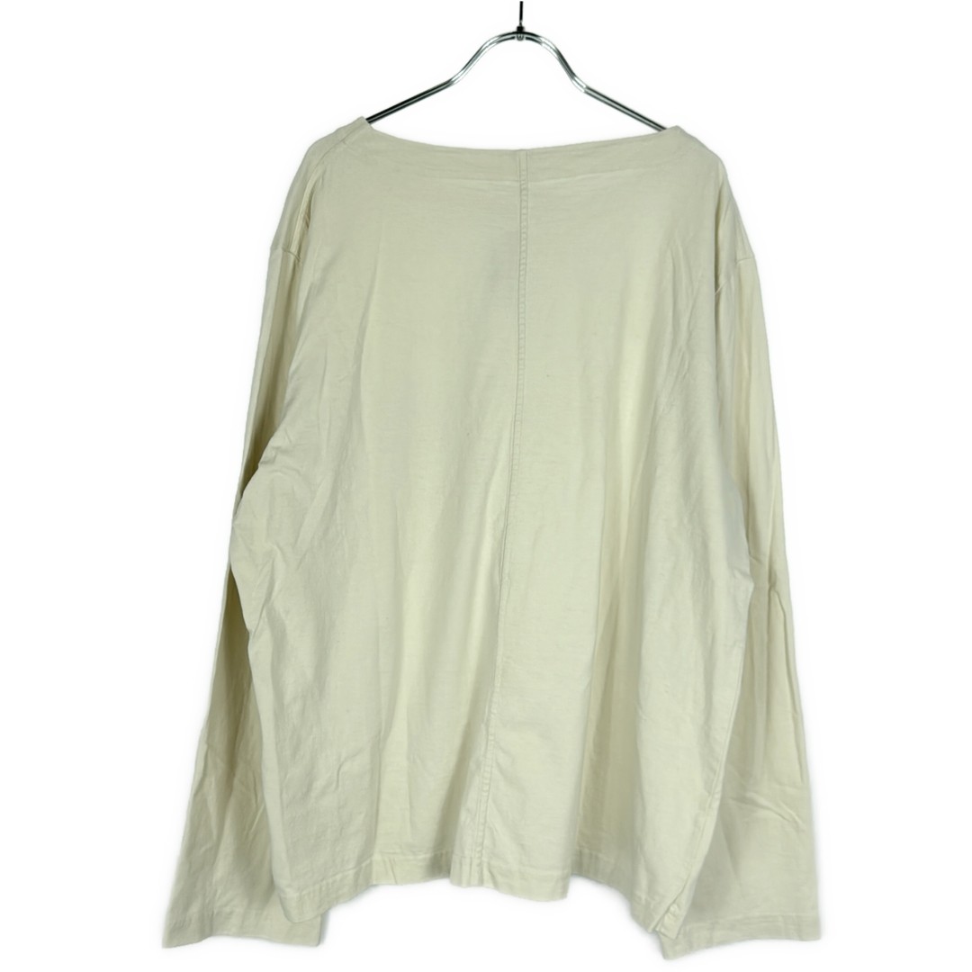 FILA T shirt manica lunga The Row tasca grigio cotone 48 cm spalla design minimalista