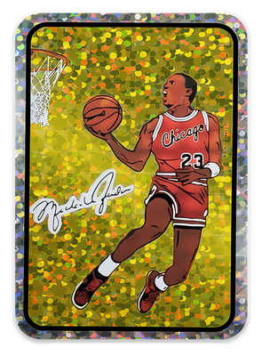 Michael Jordan Vending Machine RC Sticker Sparkle Foil Prizm
