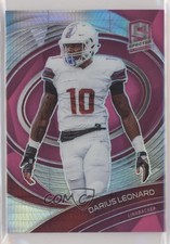 2022 Chronicles Draft Picks Spectra Neon Pink Prizm 25/75 Shaquille Leonard 0x1