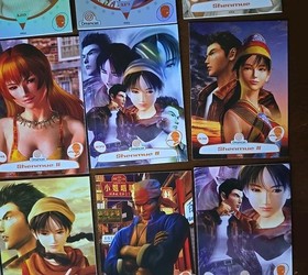 Sega Dreamcast Trading Cards Shenmue 21 Card Lot With Foils Limited Run Games