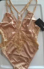Teddy - Gold S/M V-Neck New lace nighty sleep