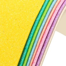8 Pack Glitter Foam Sheets Craft 8 x 12 inch Pastel Pastel