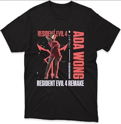Resident Evil 4 Remake Ada Wong Graphic Tee, Survival Horror Game Design