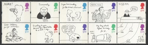 Greetings Booklet Stamps 1989 - 1997. Unmounted mint strips. - Picture 11 of 12