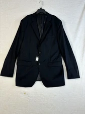 Nordstrom Shop Trim Fit Tech-Smart High Performance Timeless Style NWT 44L Black