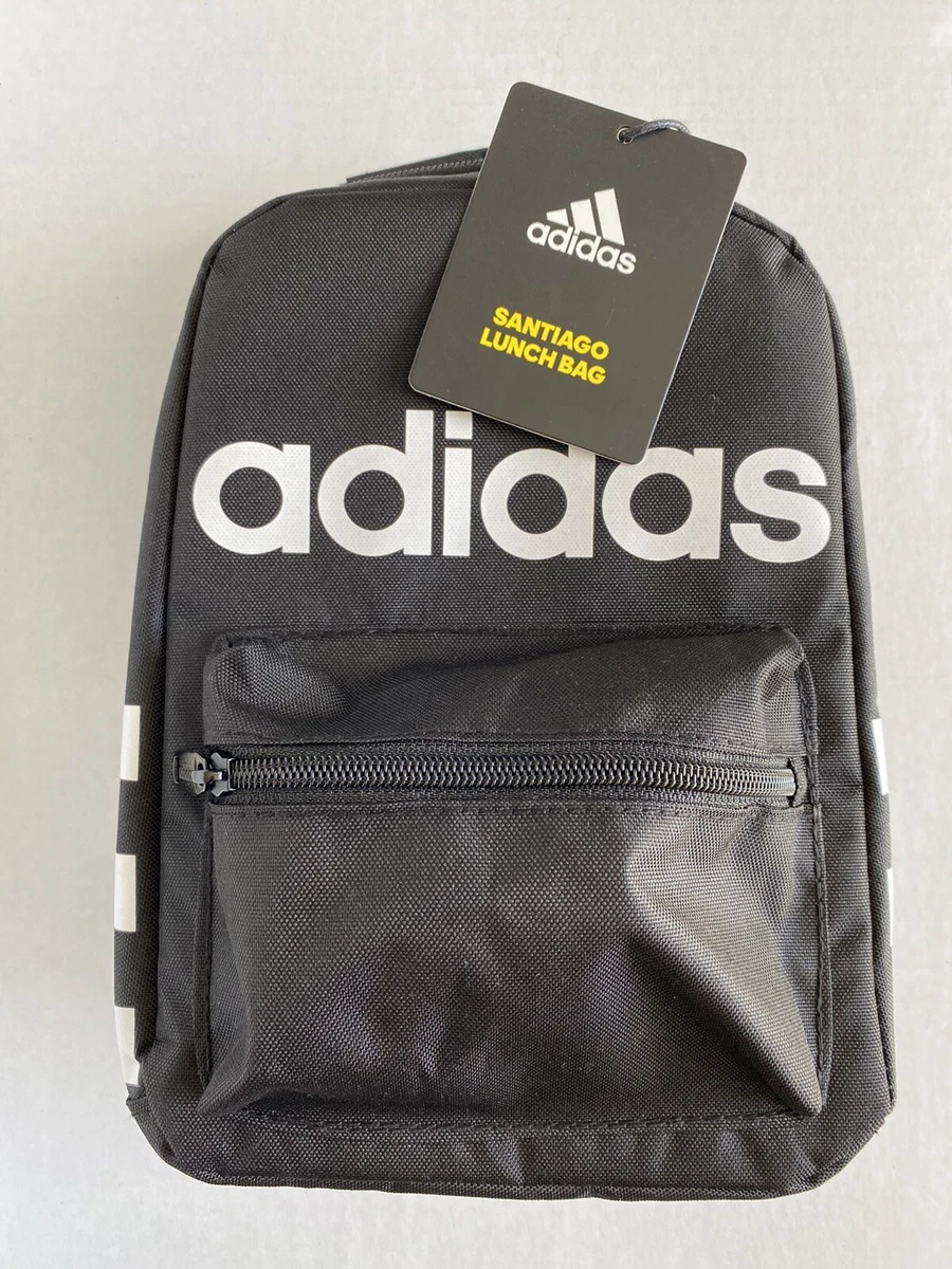 ADIDAS SANTIAGO LUNCH Bag Box Black White Insulated 5148239