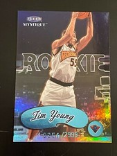 1999-00 Fleer Mystique Tim Young Rookie Card #117 /2999 Golden State Warriors