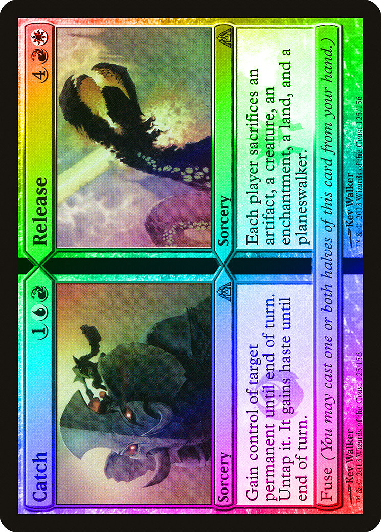 Catch and Release FOIL Dragon's Maze NM White Red Rare MAGIC MTG CARD  ABUGames