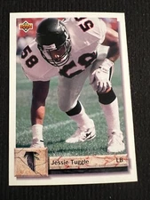 1992 Upper Deck Football Card #324 Jessie Tuggle Falcons (F4)