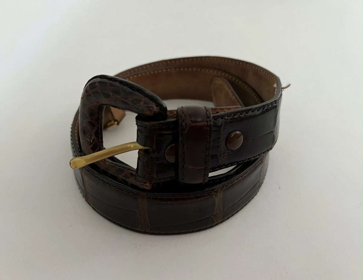 ベルト 80s DONNA KARAN Crocodile Leather Blet Donna Karan Crocodile/Alligator Belts for Women for sale | eBay