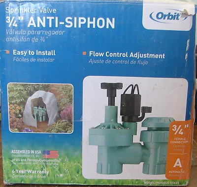 ◯△□ Orbit 0.75-in Plastic Electric Anti-siphon Irrigation Valve 57623