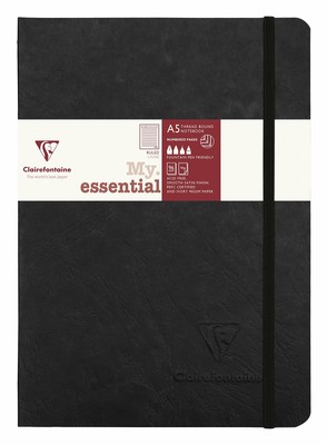 Clairefontaine ''My Essential'' Bound Paginated Notebook - 96 Ruled Sheets - 6 x