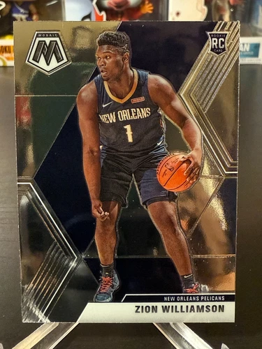 2019-20 Panini Mosaic Zion Williamson Base Rookie #209 Pelicans