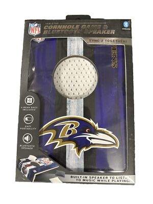 Baltimore Ravens cornhole game & Bluetooth Speaker Table Top Cornhole