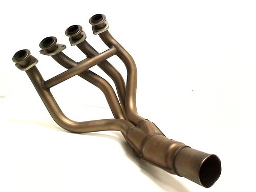 KHI-M-093 tubo di scarico auto anteriore per KAWASAKI Z 750 2003-2006 usato - Foto 4 di 7