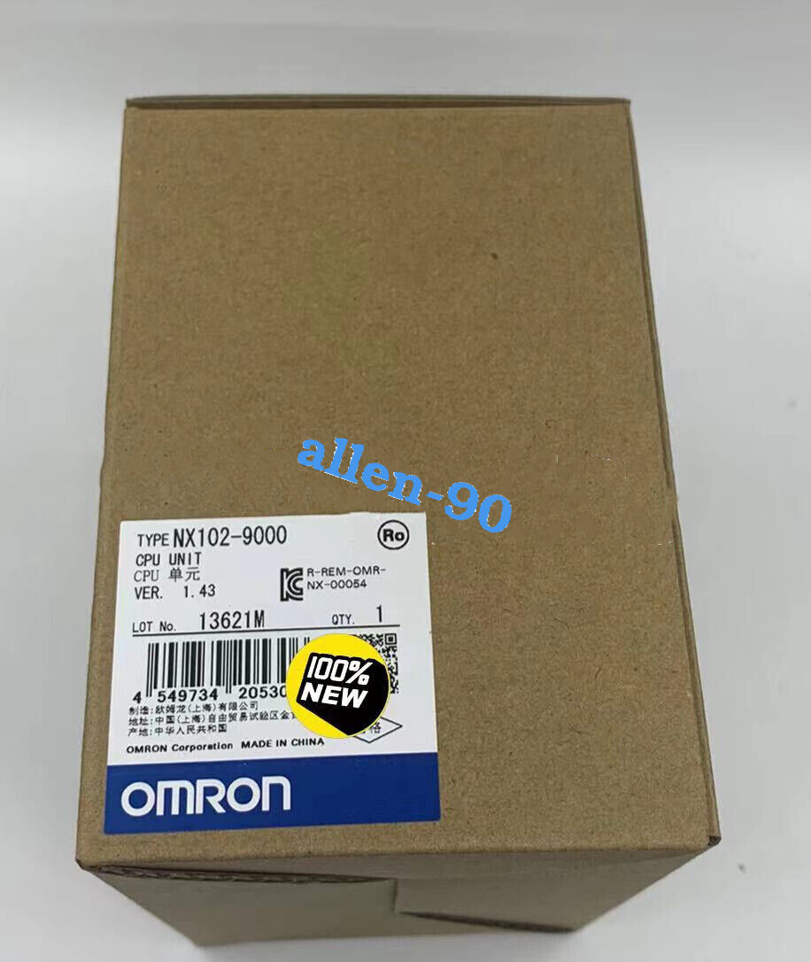 Omron NX102-9000 CPU Module Fast shipping via DHL or FedEx Omron NX102-9000 CPU Module Fast shipping via DHL or FedEx