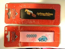 DISNEY'S PIXAR "CARS"  LIGHTNING McQUEEN  SALLY  SILICONE BRACELETS  2006