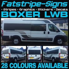 to fit PEUGEOT BOXER L3 LWB MOTORHOME GRAPHICS STICKERS DECAL STRIPES CAMPER VAN