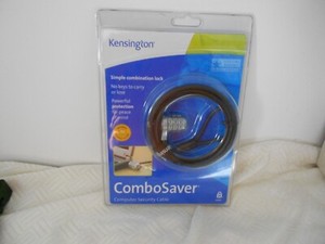 Computer Security Cable for Notebook Laptop Combo Saver -KENSINGTON 64050